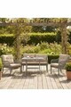Set mobilier de gradina, Hanah Home, Fiori, ALUMINIU, Bej