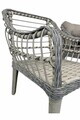 Set mobilier de gradina, Hanah Home, Fiori, ALUMINIU, Bej