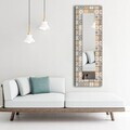 Oglinda decorativa, 40120NISMA-010, MDF, Dimensiune: 20 x 100 cm, Multicolor