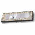 Oglinda decorativa, 40120NISMA-010, MDF, Dimensiune: 20 x 100 cm, Multicolor