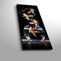 Tablou decorativ, 3070C-46, PÂNZĂ DIN PIELE ÎNTOARSĂ, 30 x 70 cm, Multicolor