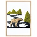 Pictură decorativă, Y003-S01, Lemn, Lemn (Grosime: 3 cm, Multicolor