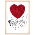 Pictură decorativă, Y010-L01, Lemn, Lemn (Grosime: 3 cm, Multicolor