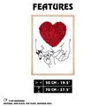 Pictură decorativă, Y010-L01, Lemn, Lemn (Grosime: 3 cm, Multicolor
