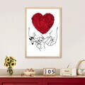 Pictură decorativă, Y010-S01, Lemn, Lemn (Grosime: 3 cm, Multicolor