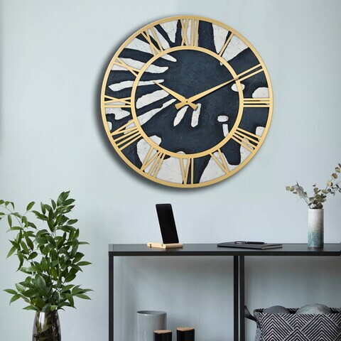 Ceas de perete, 5050softms011, MDF, ø50 cm, Multicolor