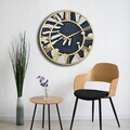 Ceas de perete, 5050softms011, MDF, ø50 cm, Multicolor