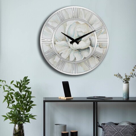 Ceas de perete, 5050softms014, MDF, ø50 cm, Multicolor