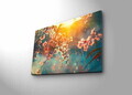 Tablou decorativ cu lumina LED, 4570DHDACT-167, PÂNZĂ DIN PIELE ÎNTOARSĂ, Dimensiune: 45 x 70 cm, Multicolor