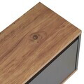 Comoda TV, Hanah Home, Sentinel, 160x42x30 cm, PAL, Antracit / Pin Atlantic