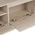 Comoda TV, Hanah Home, Sentinel, 160x42x30 cm, PAL, Travertin