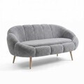 Canapea 2 locuri, Atelier del Sofa, 251BLS1113, PAL, Gri