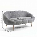 Canapea 2 locuri, Atelier del Sofa, 251BLS1113, PAL, Gri