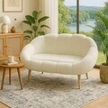 Canapea 2 locuri, Atelier del Sofa, 251BLS1114, PAL, Alb