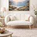 Canapea 2 locuri, Atelier del Sofa, 251BLS1153, PAL, Alb