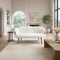 Canapea 2 locuri, Atelier del Sofa, 251BLS1242, PAL, Alb