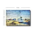 Tablou decorativ, 45702021C-010, PÂNZĂ DIN PIELE ÎNTOARSĂ, Lemn (Grosime: 2,8 cm, Multicolor