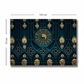 Tablou decorativ, 701002021C-031, PÂNZĂ DIN PIELE ÎNTOARSĂ, Lemn, Multicolor