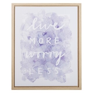 40x50 cm, Multicolor, Live More