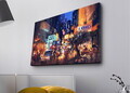 Tablou decorativ cu lumina LED, 4570MDACT-002, PÂNZĂ DIN PIELE ÎNTOARSĂ, Dimensiune: 45 x 70 cm, Multicolor