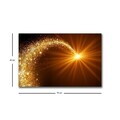 Tablou decorativ cu lumina LED, 4570HDACT-046, PÂNZĂ DIN PIELE ÎNTOARSĂ, Dimensiune: 45 x 70 cm, Multicolor