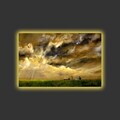 Tablou decorativ cu lumina LED, 4570HDACT-049, PÂNZĂ DIN PIELE ÎNTOARSĂ, Dimensiune: 45 x 70 cm, Multicolor