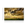 Tablou decorativ cu lumina LED, 4570HDACT-049, PÂNZĂ DIN PIELE ÎNTOARSĂ, Dimensiune: 45 x 70 cm, Multicolor