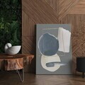 Tablou decorativ, ASR_CNV25-28, Canvas, Cadru: 100% lemn (Grosime: 2 x 3 cm), Multicolor