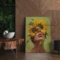 Tablou decorativ, ASR_CNV25-34, Canvas, Cadru: 100% lemn (Grosime: 2 x 3 cm), Multicolor