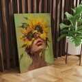 Tablou decorativ, ASR_CNV25-34, Canvas, Cadru: 100% lemn (Grosime: 2 x 3 cm), Multicolor