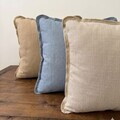 Set fete de perna, Linen 6, Tesatura de in, Albastru deschis