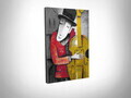 Tablou decorativ, DC014, Canvas, 30 x 40 cm, Multicolor