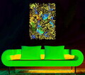 Tablou decorativ, DC035, Canvas, 30 x 40 cm, Multicolor