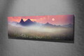 Tablou decorativ, PC030, Canvas, 30 x 80 cm, Multicolor