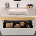 Dulap de baie cu chiuvetă și oglindă (2 Pieces), Hanah Home, Armonie, PAL, Alb
