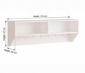 Raft de bucatarie, Hanah Home, Ronda, 115x37x22 cm, PAL, Alb