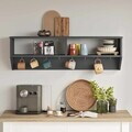 Raft de bucatarie, Hanah Home, Ronda, 115x37x22 cm, PAL, Antracit
