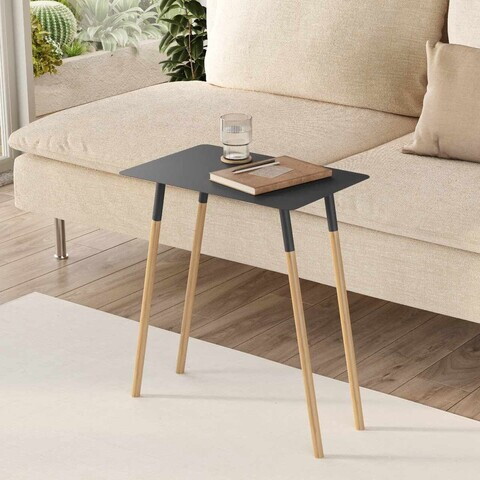 Masuta, Hanah Home, Jersey, 45x50x30 cm, Metal, Antracit