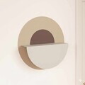 Raft de perete, Hanah Home, Rio, Metal, Crem