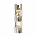 Corp biblioteca, Hanah Home, Milan, 35x161x30 cm, PAL, Alb / Natural