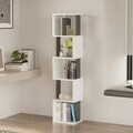 Corp biblioteca, Hanah Home, Milan, 35x161x30 cm, PAL, Alb / Antracit