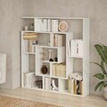 Corp biblioteca, Hanah Home, Granada, 125x128.5x22 cm, PAL, Alb
