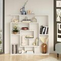 Corp biblioteca, Hanah Home, Granada, 125x128.5x22 cm, PAL, Alb