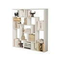 Corp biblioteca, Hanah Home, Granada, 125x128.5x22 cm, PAL, Alb