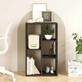 Corp biblioteca, Hanah Home, Monaco, 49x81x23.5 cm, PAL, Negru