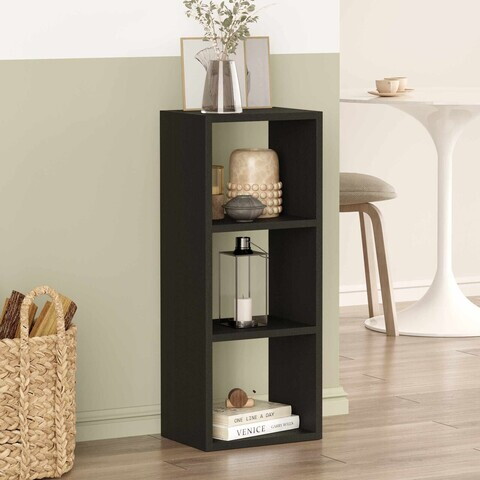 Corp biblioteca, Hanah Home, Canaria, 32.5x81x23.5 cm, PAL, Negru