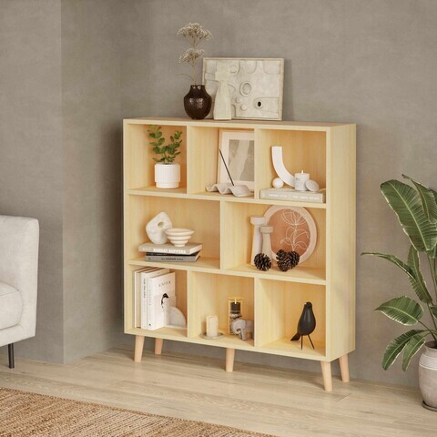 Corp biblioteca, Hanah Home, Bristol, 100x107x24 cm, PAL, Arţar