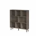 Corp biblioteca, Hanah Home, Bristol, 100x107x24 cm, PAL, Antracit
