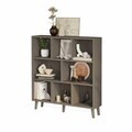 Corp biblioteca, Hanah Home, Bristol, 100x107x24 cm, PAL, Antracit
