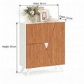 Pantofar, Hanah Home, Venice, 80x89x32 cm, PAL, Natural/Alb